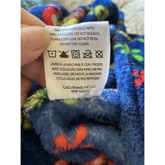 SpongeBob Squarepants Blanket Hoodie Pullover Robe Hooded One Size Patrick Xmas - Picture 8 of 9